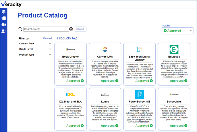 Product Catalog View